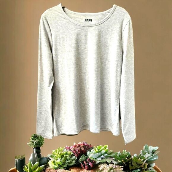 BASS OUTDOOR Women's LongโSleeve Athletic Top With B-flex Technology Size Large - Picture 5 of 13